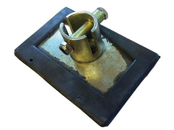 Fuß für Schrankenbaum, Gas, 660061 und 670193, oben und unten - 170110030