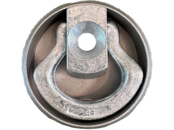 Zurring mit Alu-Schale Ø92xH23mm LC2000kg/MLC4000kg