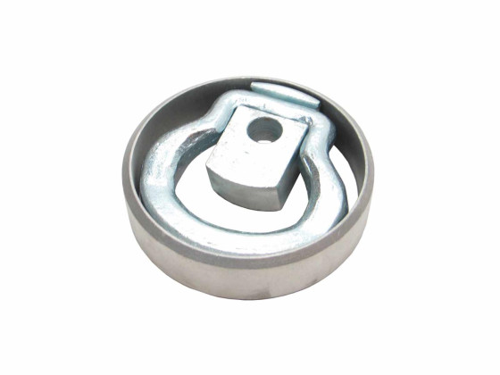 Zurring mit Alu-Schale Ø92xH23mm LC2000kg/MLC4000kg