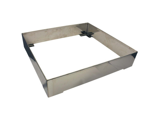 Obenrahame Edelstahl 120mm 1000x560x120mm