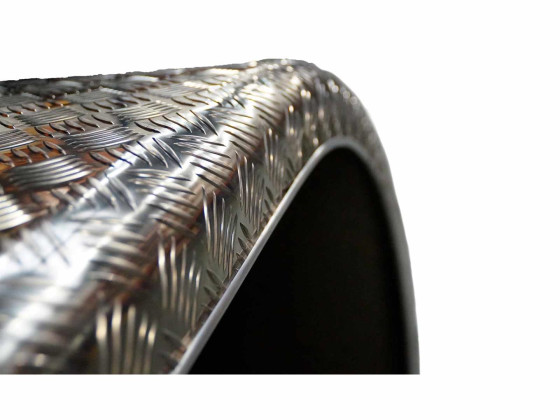 Aluminiumkotflügel gebogen 650x1400