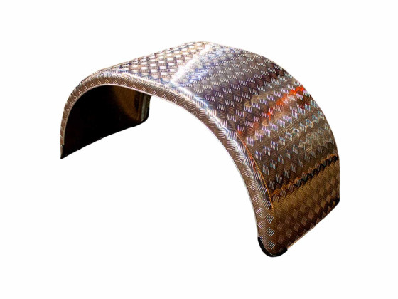 Aluminiumkotflügel gebogen 650x1400