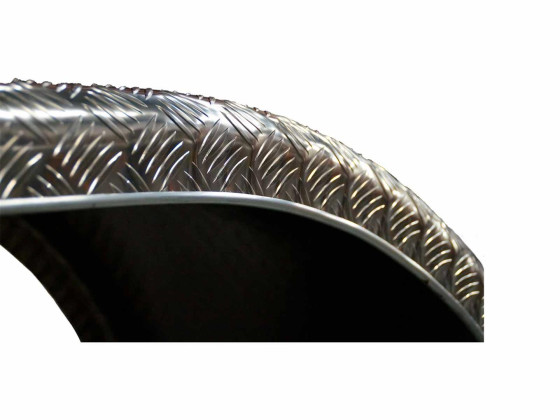 Aluminiumkotflügel gebogen, dreifach 650x4000