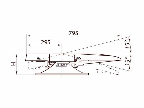 Sattelkupplungen 2" JSK 37 C 185 H185mm