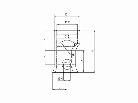 Oberteil f. 3-Wege-Kipperkugel