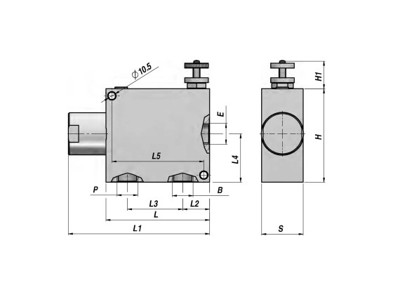 Prioritätsventil Druckkompensiert VPR3 3/4"
