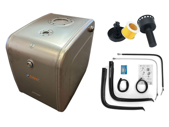 Padoan Hydrauliktank aus Rostfrei 63/70-200L komplett mit zubehör