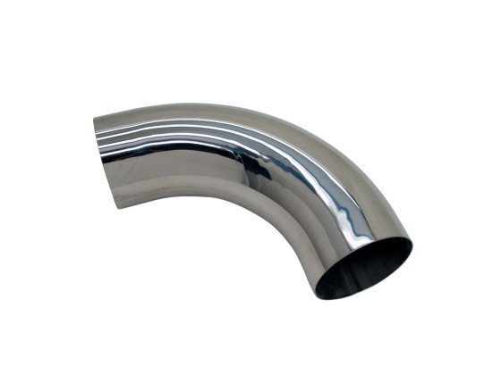 VA 90° grad Bogen 127mm ,poliert - 8809 ist ohne Verlängerung !