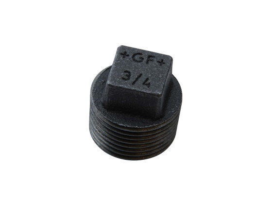 Blindstopfen 3/4" guss