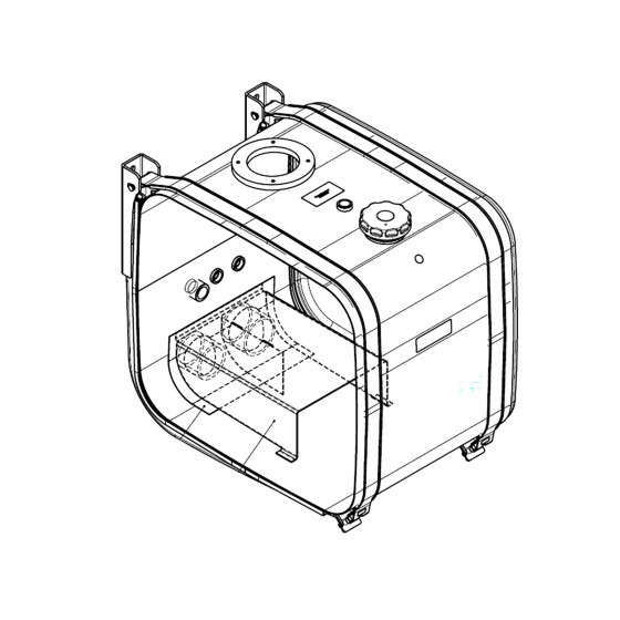 Hydrauliktank 250L Alu - Filter separat bestellt