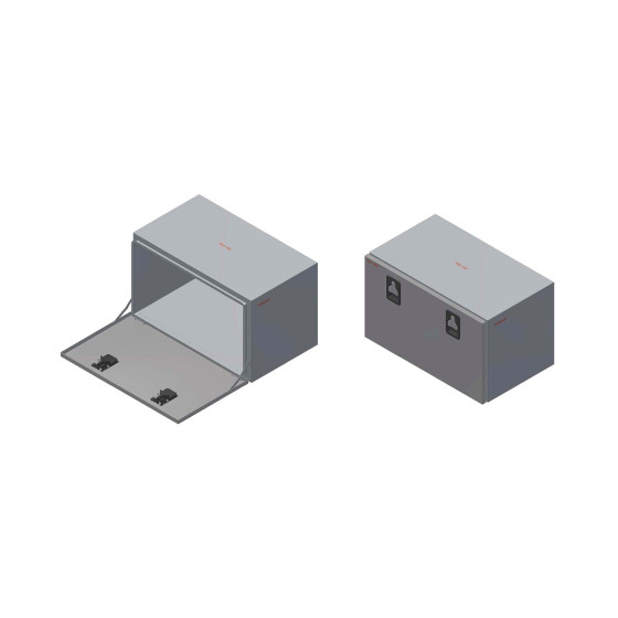 BevoBox Mix Werkzeugkasten unten öffnend Al/RF L1000xH600xT600