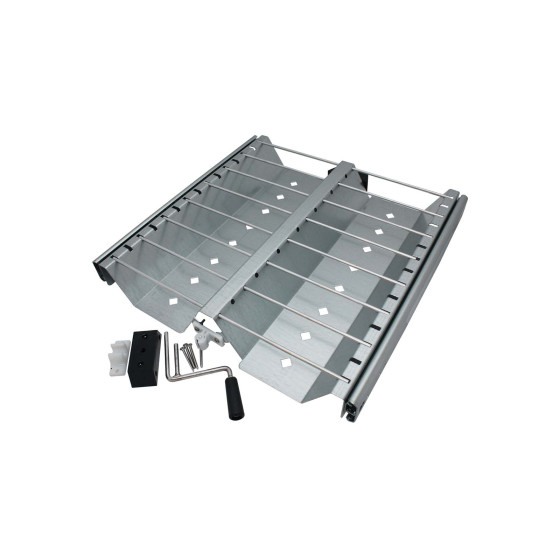 Schublade für 14 Spanngurte verzinkt komplett m. Schiene