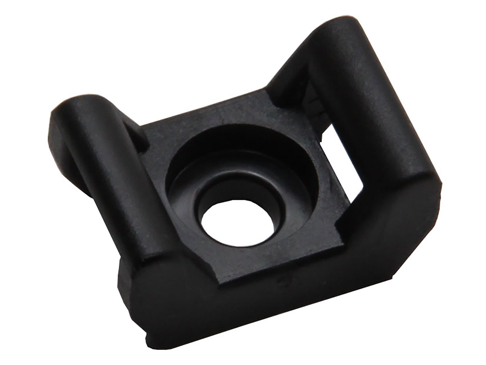 Stripsholder skruebar sort - Max bredde på strip 9mm - 100 stk pr. pose