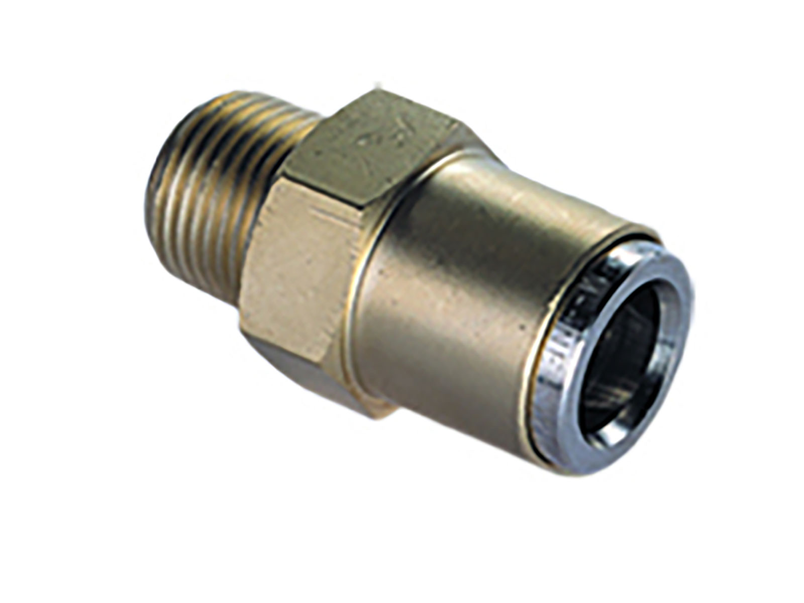 Fleetfit push-in lige nippel 8 mm - M12 stål