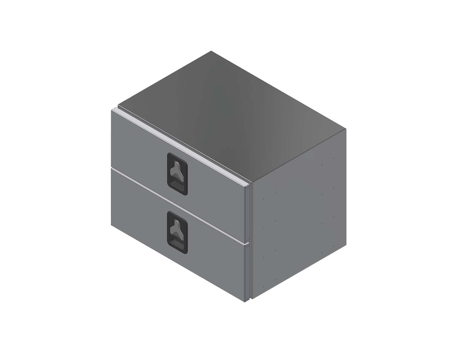 BevoBox mix Premium 800x600x600 2 skuffer