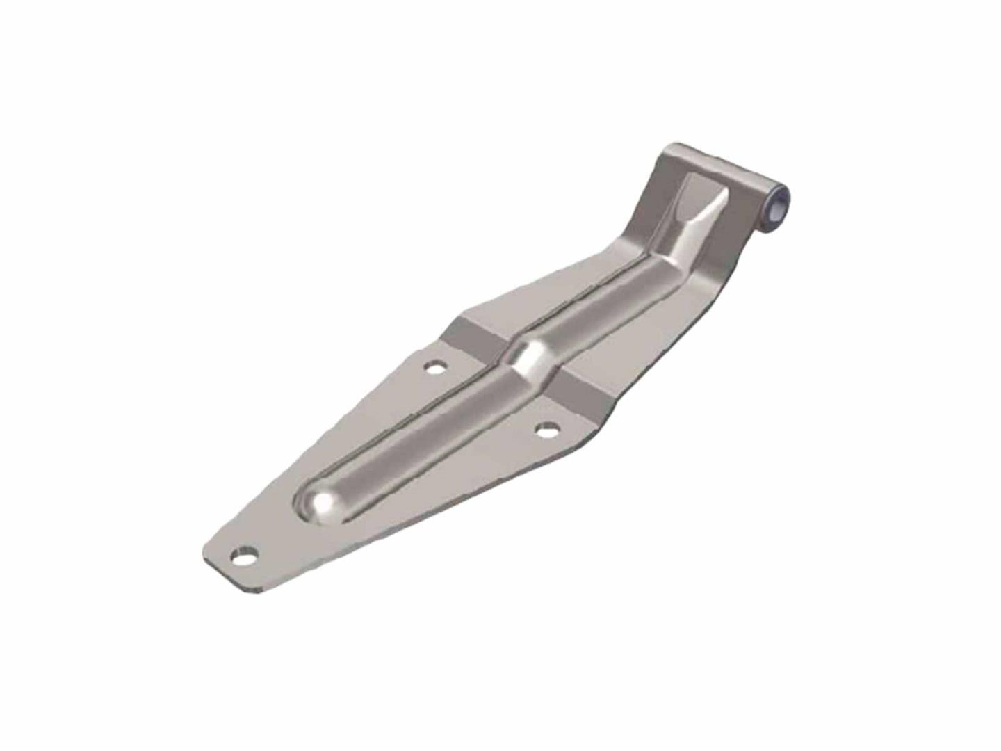 Hængsel komplet 295mm galv