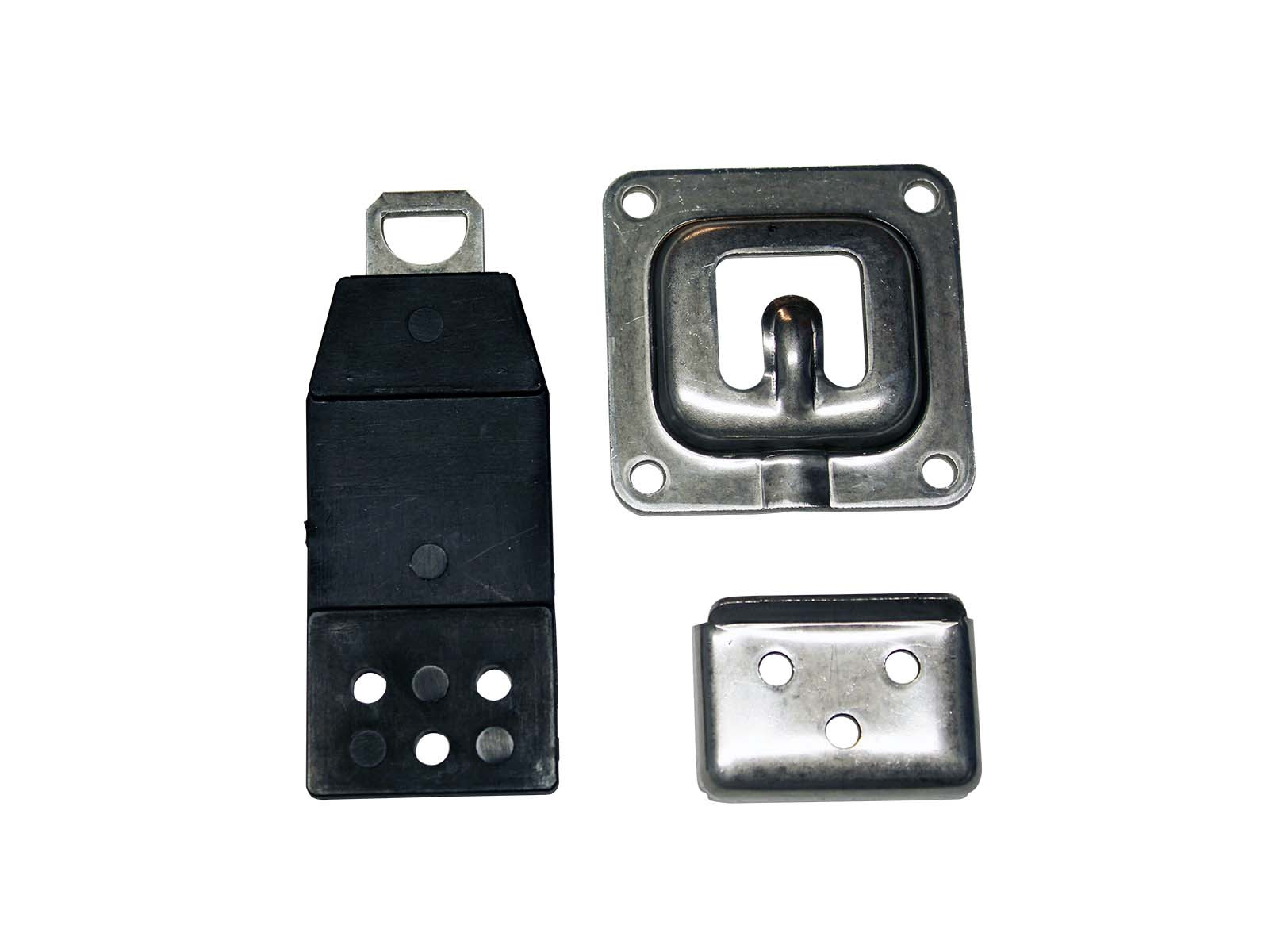 Dørholder med gummibånd 103 mm Rustfri