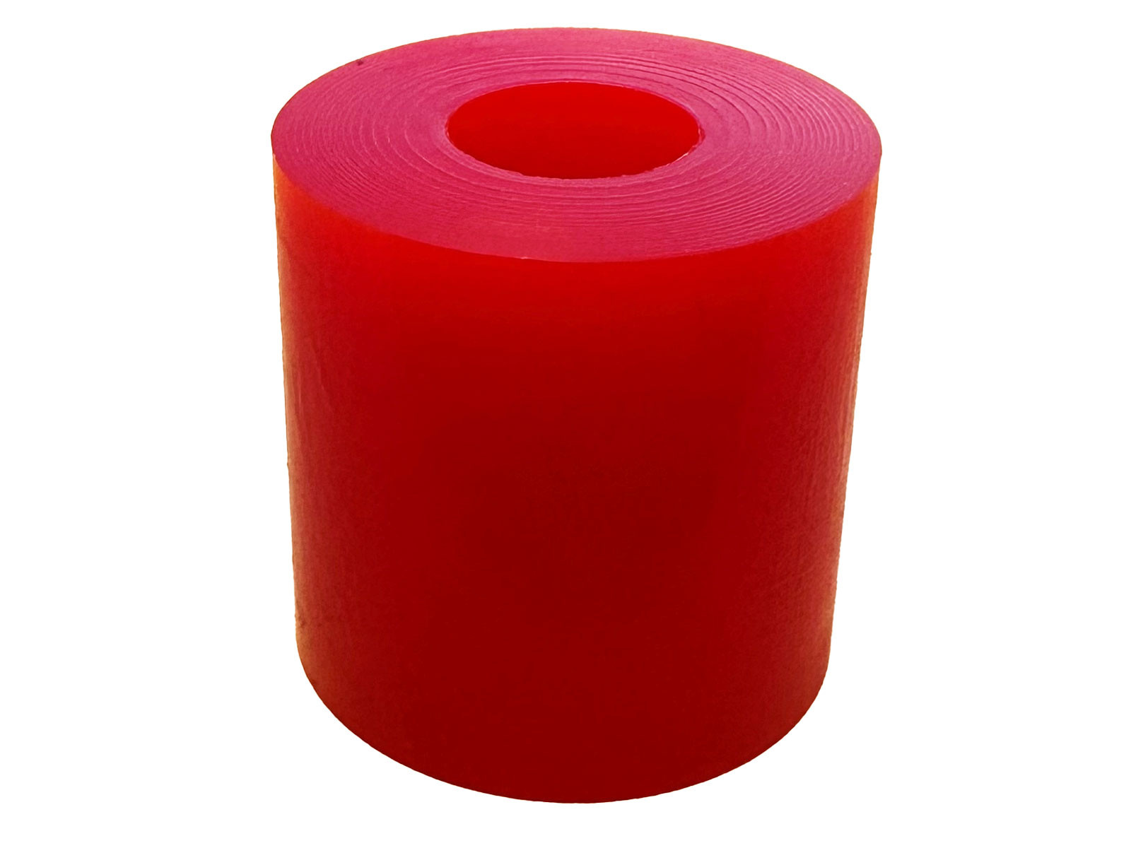 Gummiklotz sh.80 Ø40/Ø16,5x40mm rot