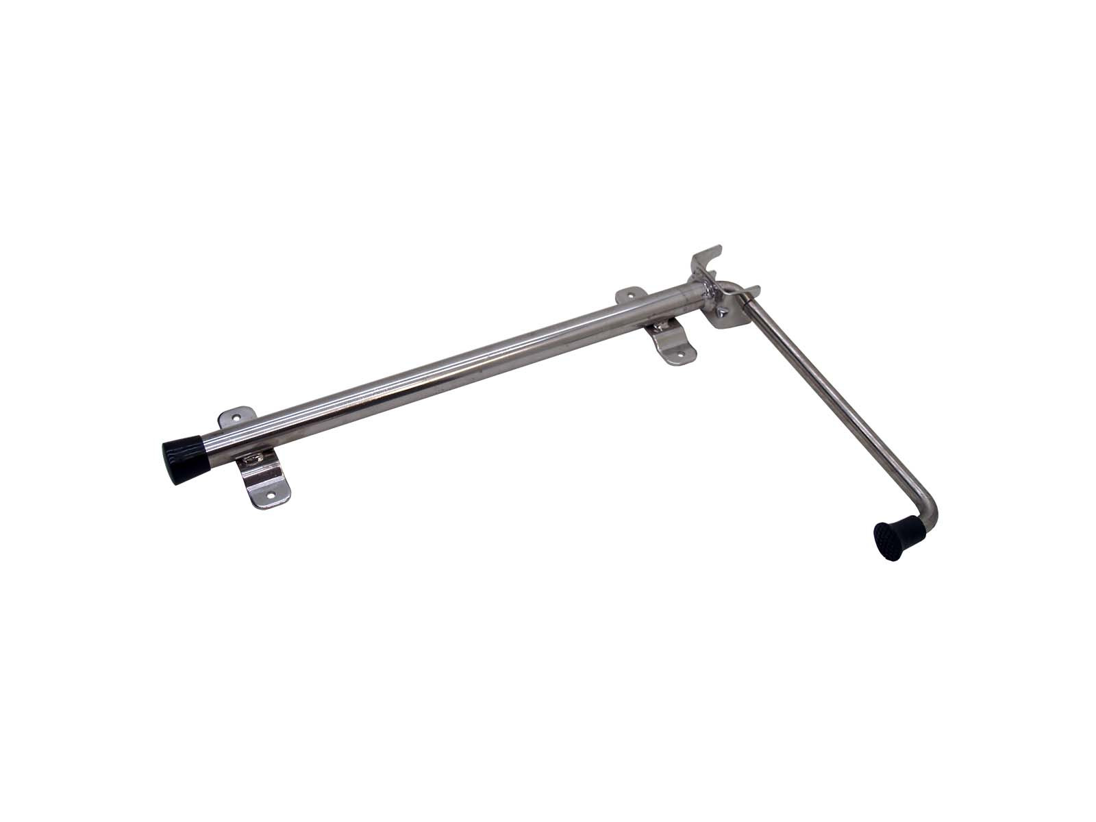 Dørholder fjederbel. rustfri - For under montering