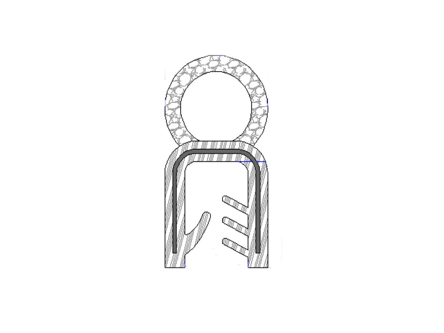 Gummiliste for ildslukkerkasse