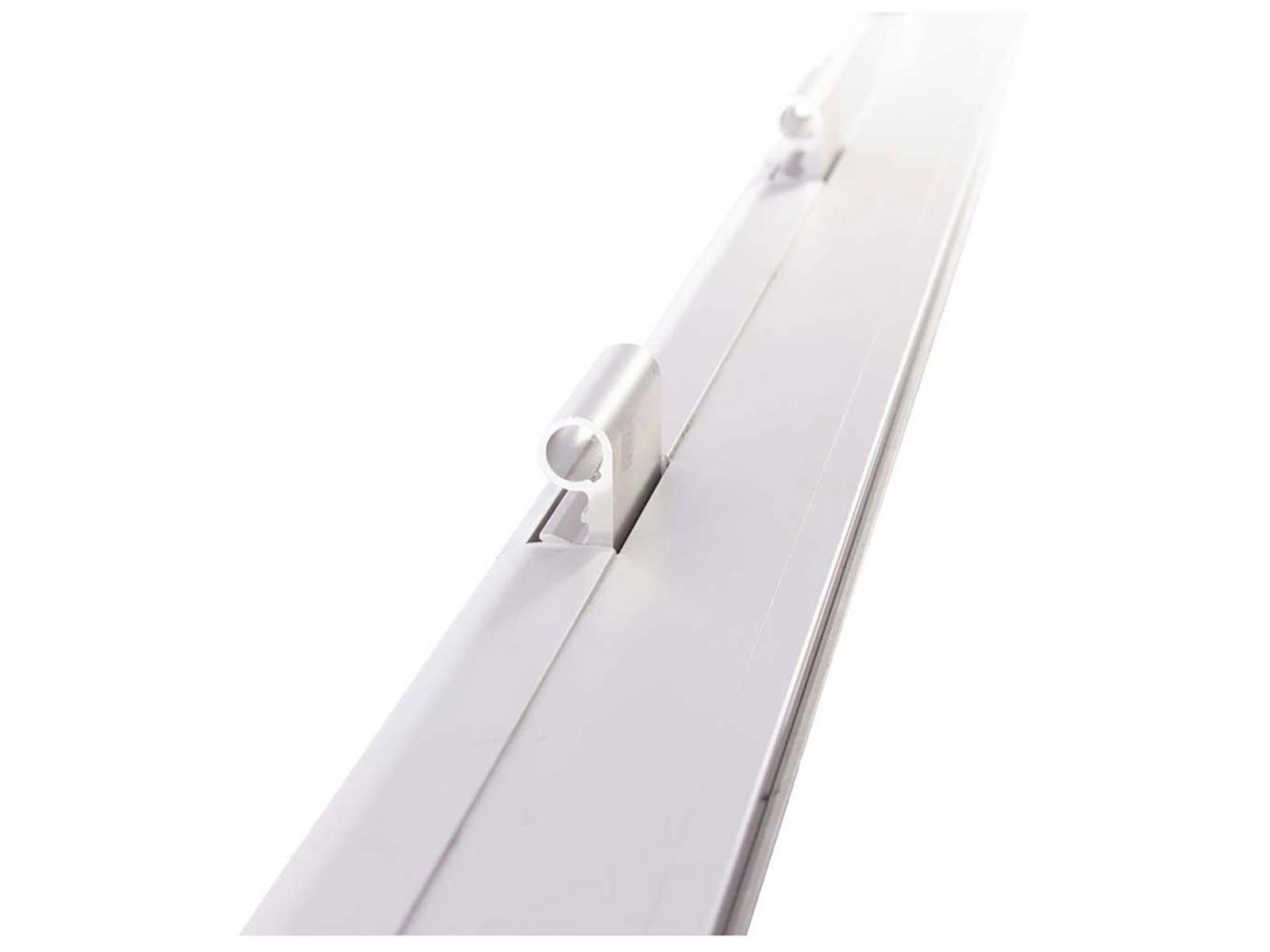 Doppelgelenkscharnier A=600mm - Fuer 25mm, L=3300mm, 5 glieder, elox