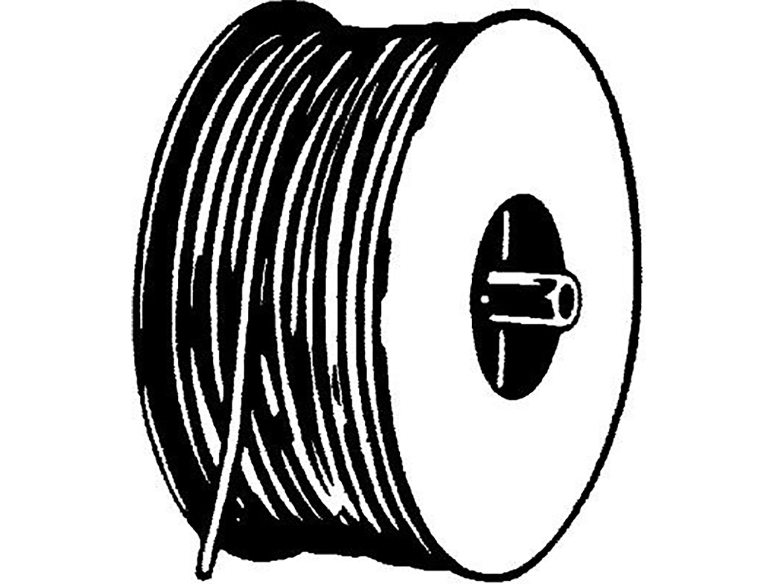 El.kabel 1x1,5 mm2 dobbeltisolert - 1x1.5