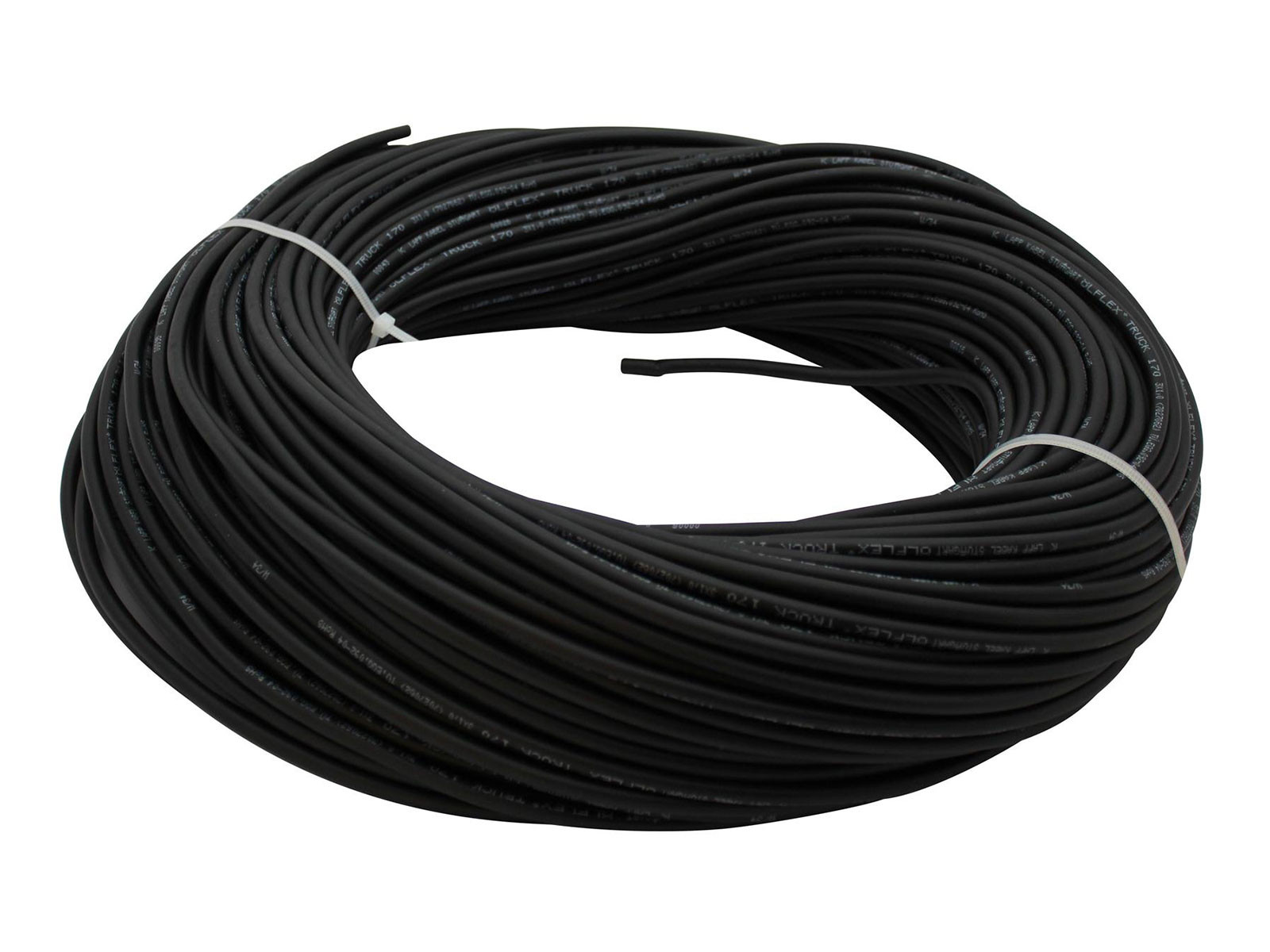 Kabel 3x1,0mm² dobbeltisoleret, sort - Farvekode ISO4141, DIN72570 - 7027062r - ringe a 100 m