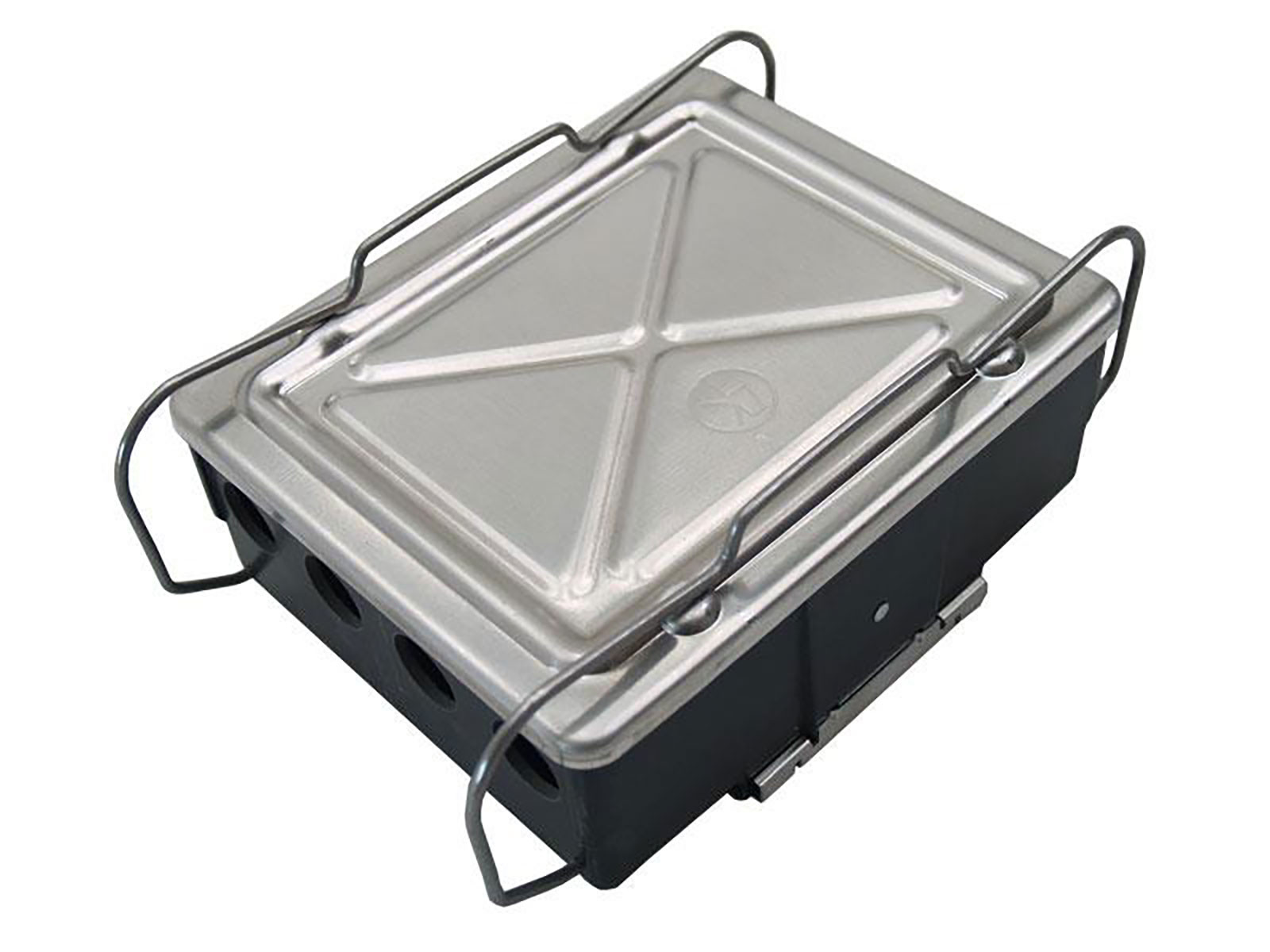 Samledåse plast 8 udgange med alulåg - Leveres uden indmad, 190x135x80mm - PG11 bestilles seperat