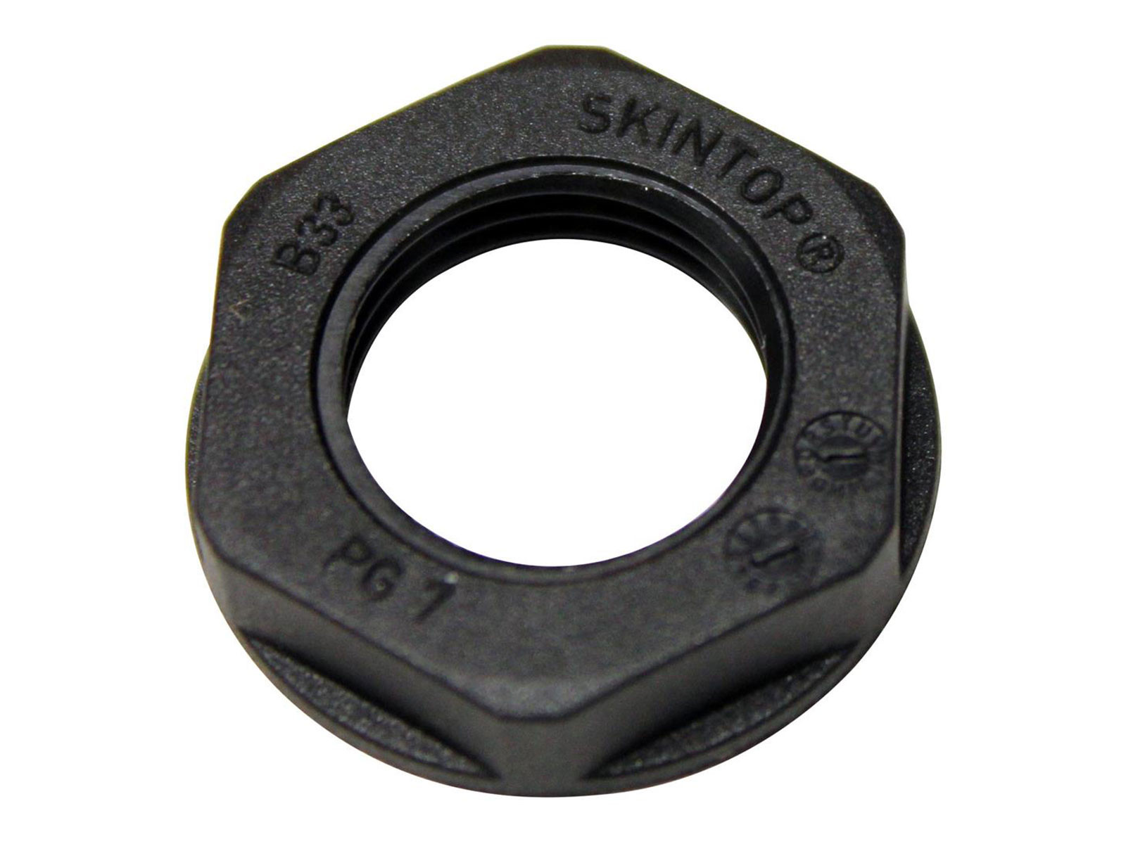 Møtrik i plast for PG7 - PGP7