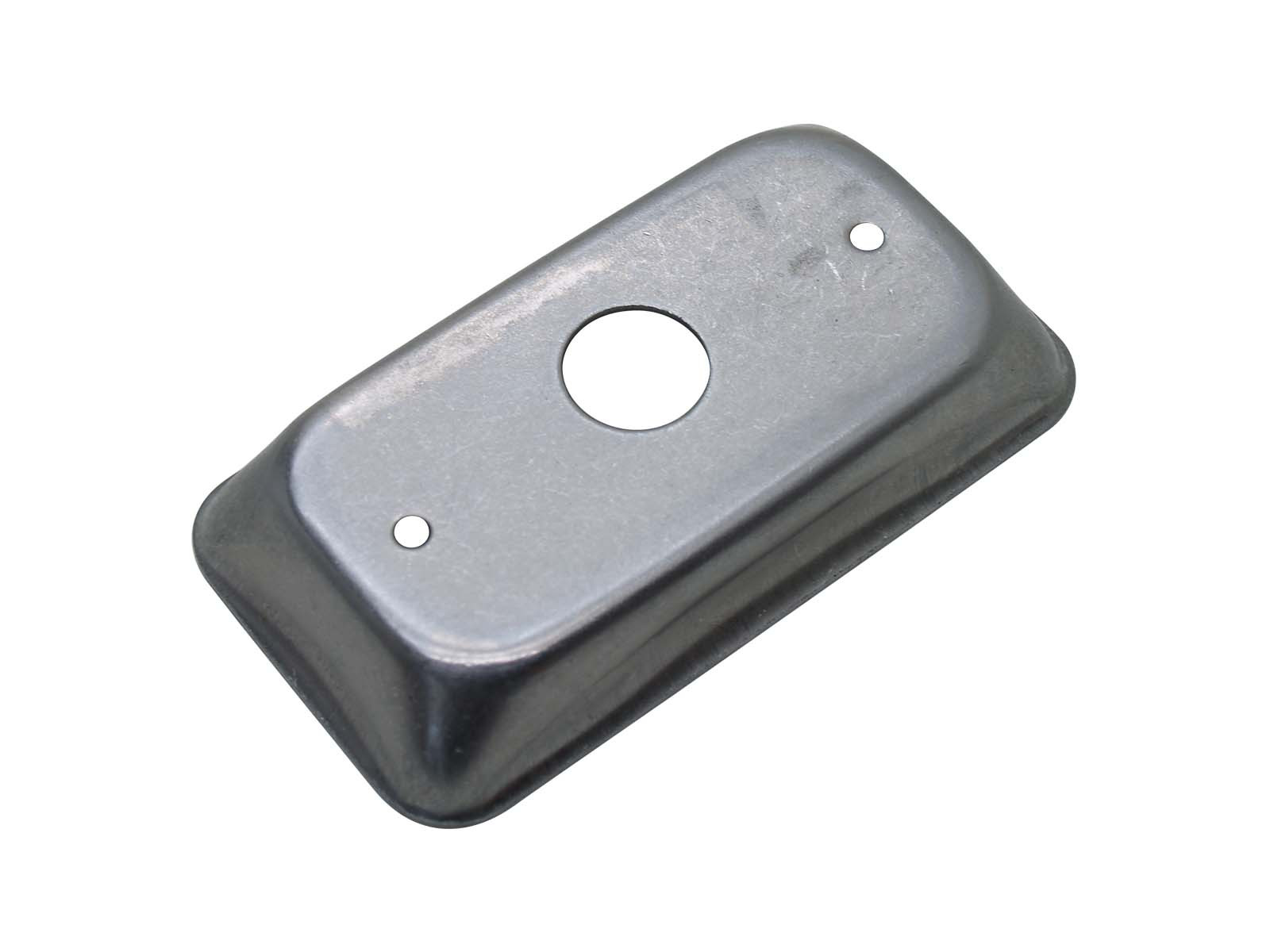 Indbygningsskål for sidemark. rå - 138x74x22mm, med Ø20mm hul