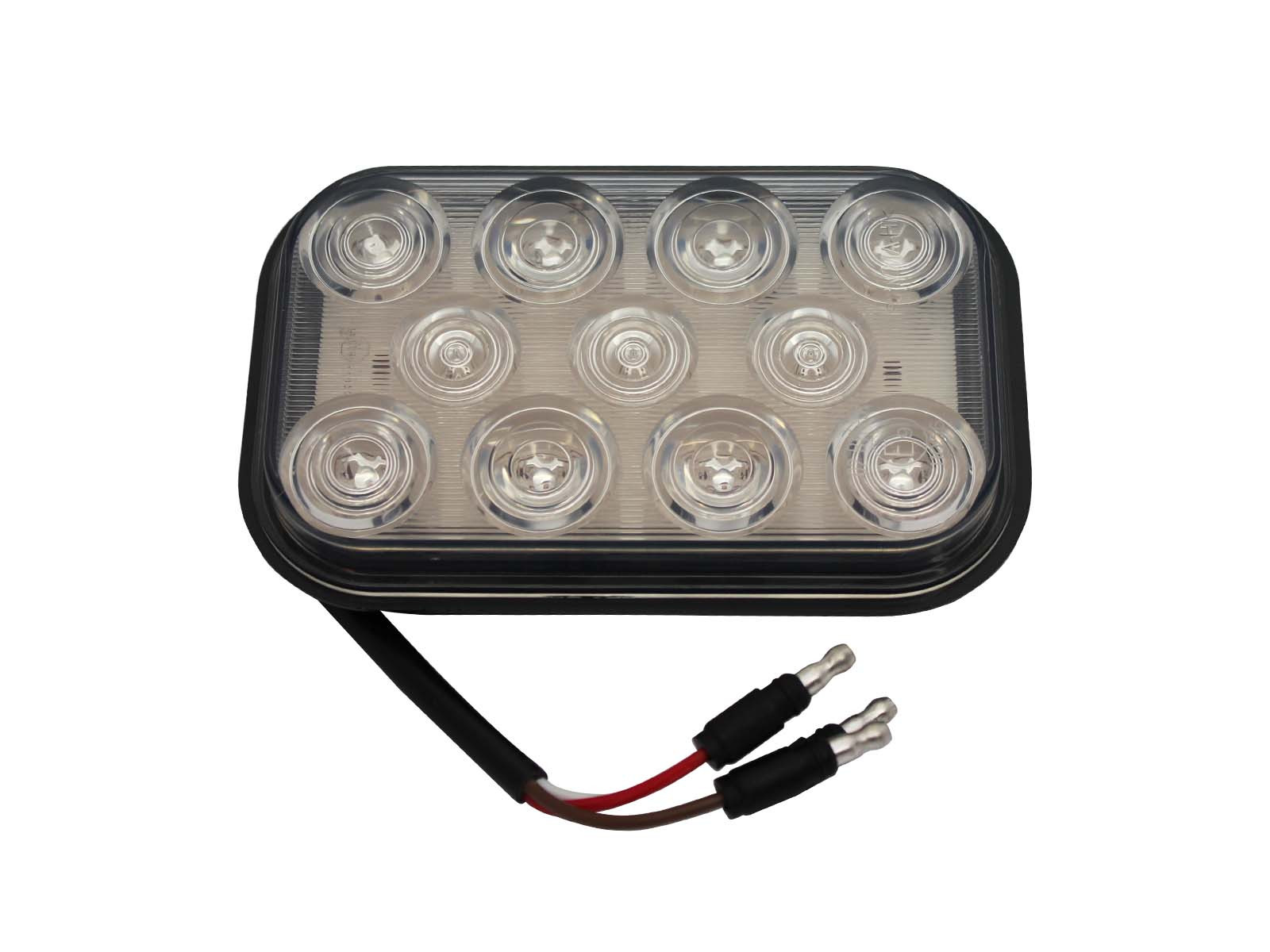 Stop/Baglys indsats klart glas (serie) - Med Maxi Seal stik