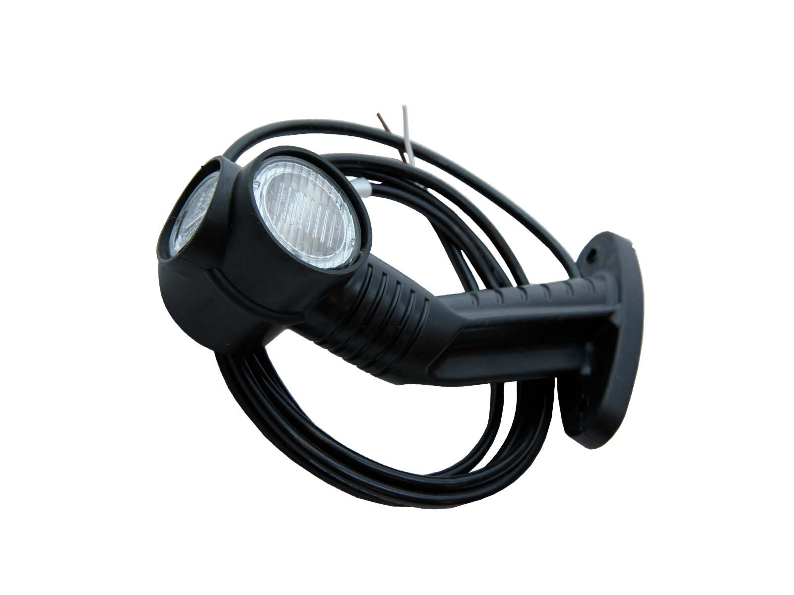 Slingrelygte Superpoint III LED venstre m/ASS2 gul - 1750mm kabel og gul ASS2 stik  - Rød/hvid/orange, ADR-zone, 2 IP69K