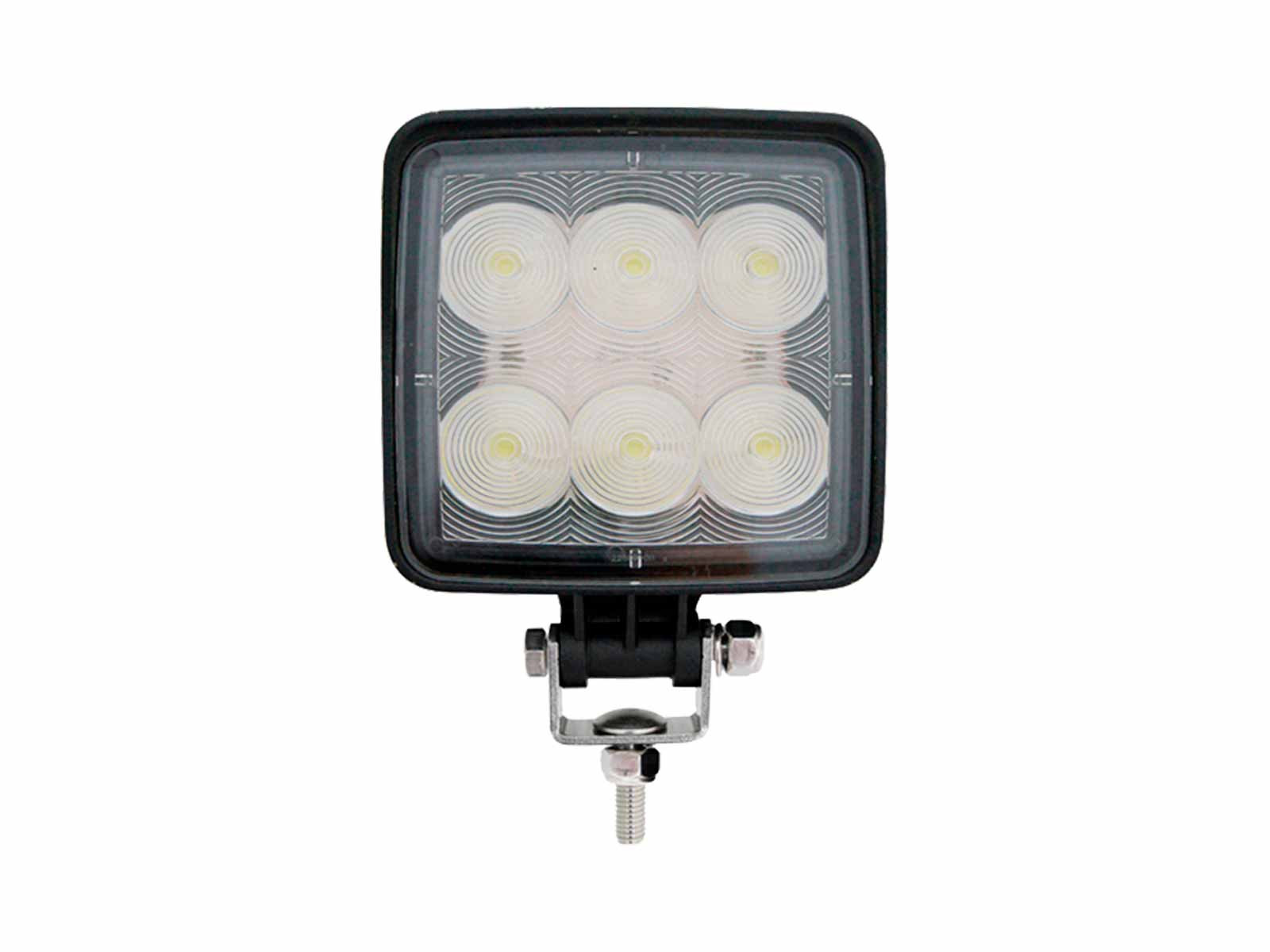 Arbejdslampe 12-36V 6LED 1440lumen flood - NB: Godkendt som baklampe - 105x106x52mm - IP69K - EMC R10 - ECE R23