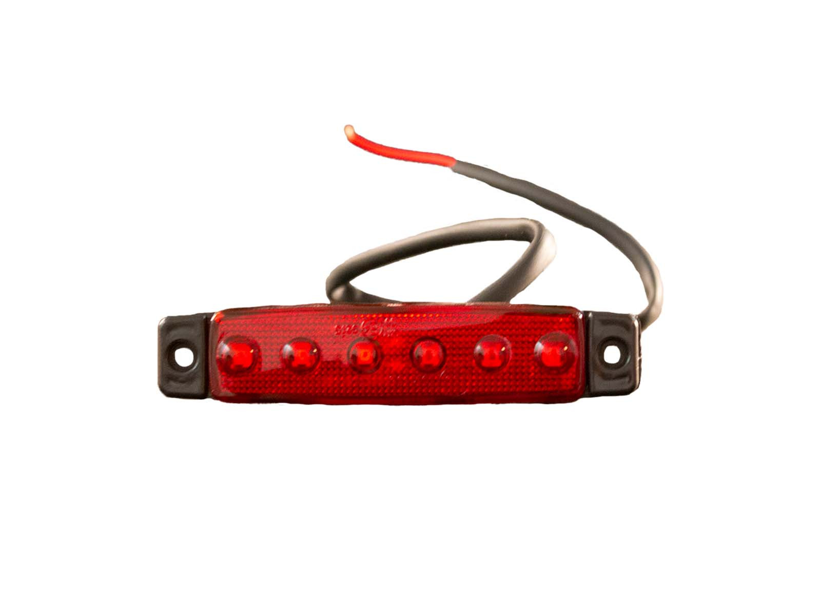 NORDLYS+ Markeringslampe LED röd 12/24V