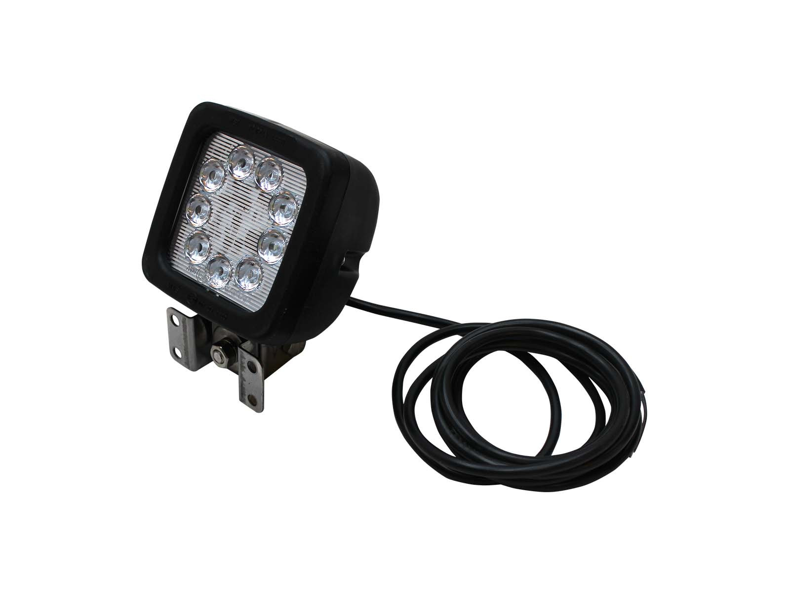 Bak/arbejds-lygte LED 12/24V - Dobbelt funktion, nogle af LED slukker når den er bak-lampe