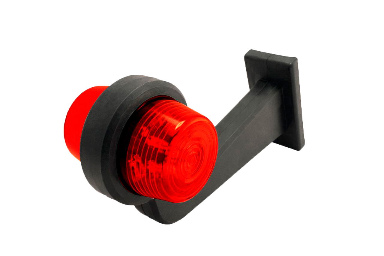 Sling-Lampe LED 24V H/V rot/orange - Mit langem Arm und 5000 mm Kabel