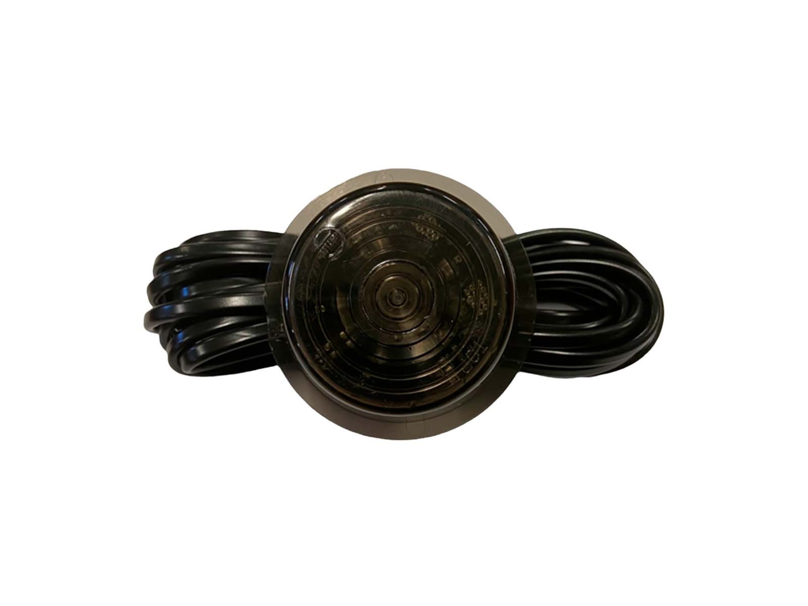 Glas til Gylle orange m/ 5 LED 24V E-mærket, Sodet BL - 30794.BL