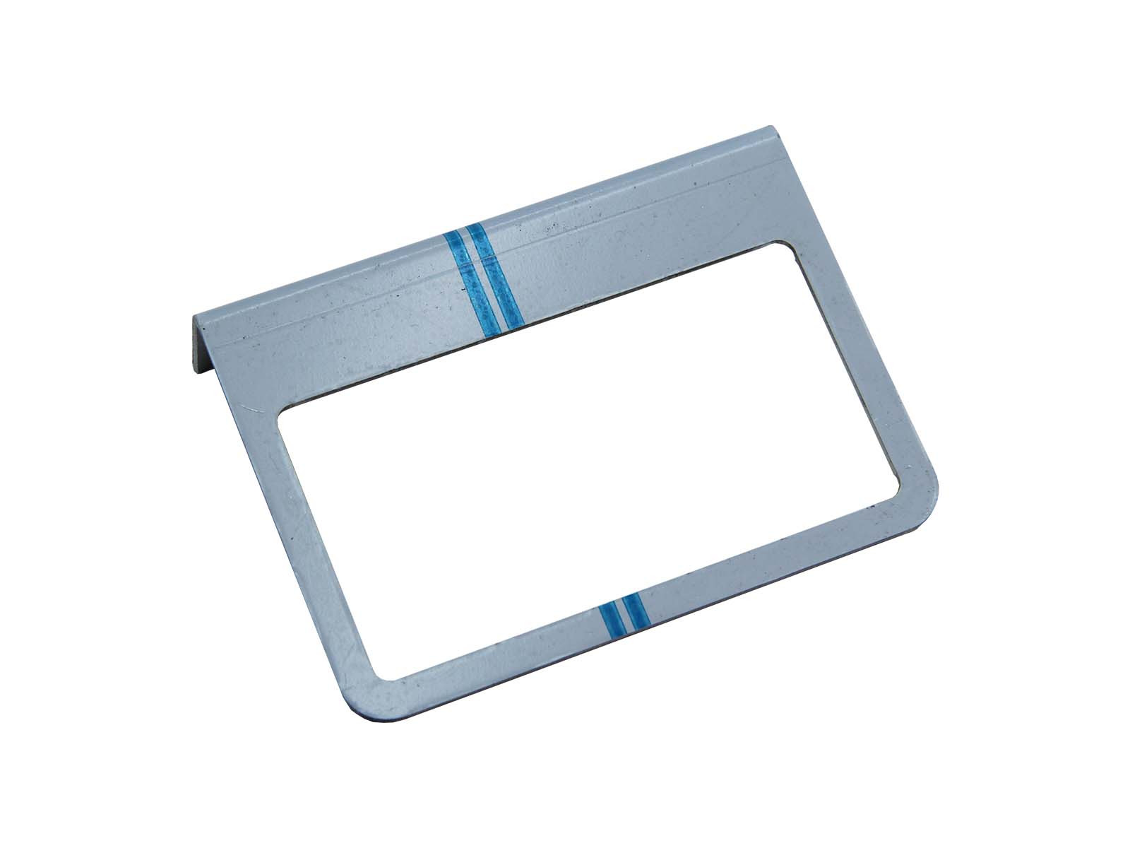 Konsol for LEDsidemarkering, alu - 107x77mm, Volvo/Scania - 2mm anod.alu, vinkel konsol