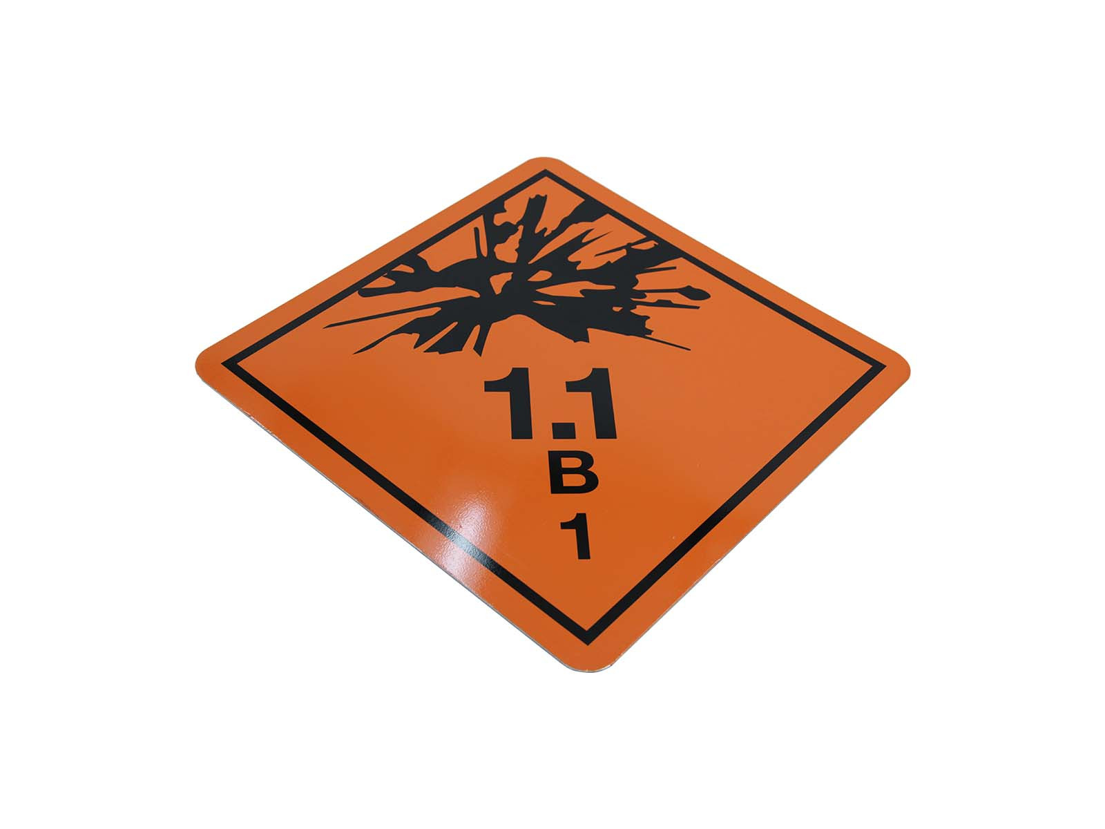 ADR skilt 1.1B (1) - 300x300mm - 1mm aluplade