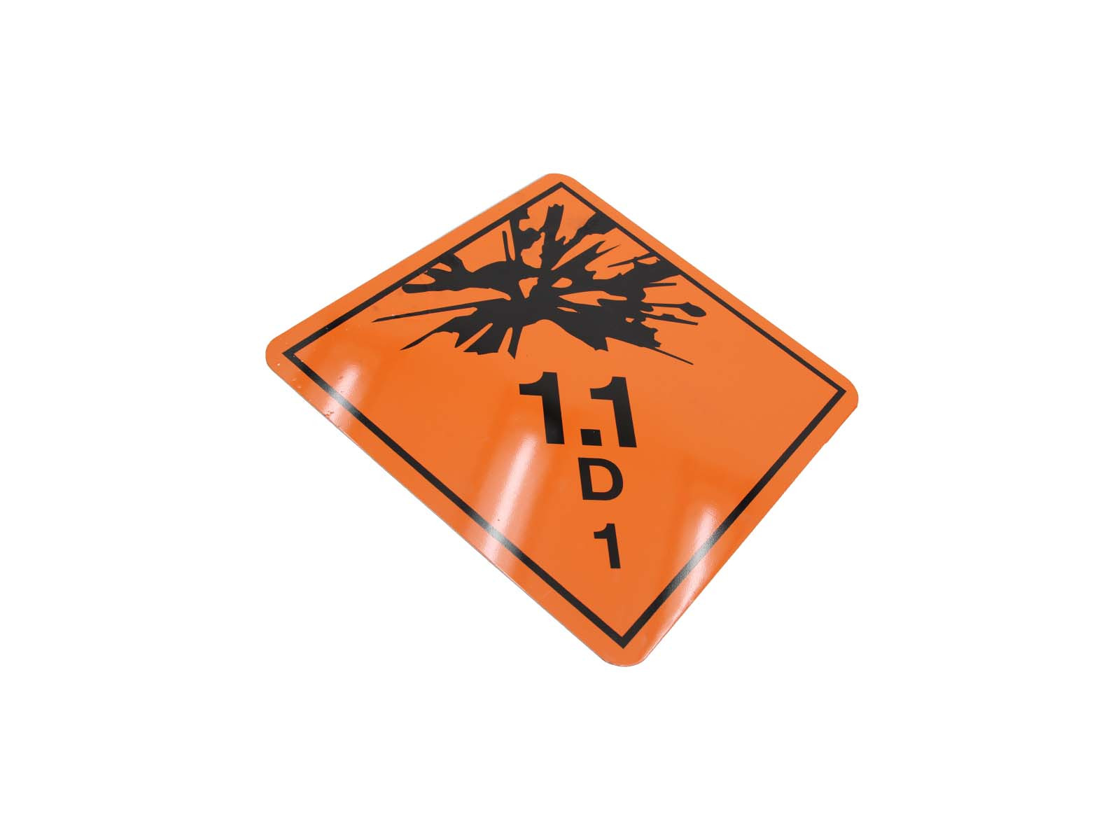 ADR skilt 1.1D (1) - 250x250mm - 1mm magnetic plate