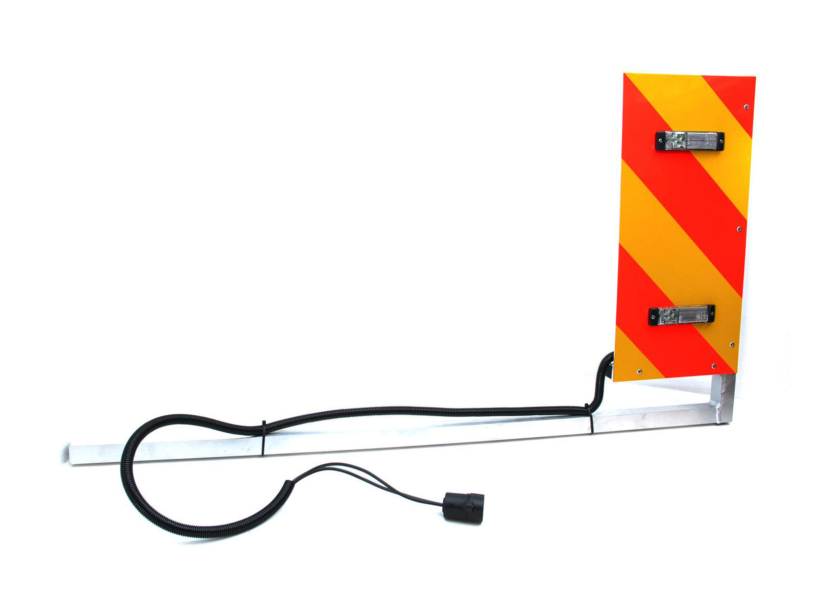 Breitenmarkierg. m. Licht, komplett Vorne links Alu NORWEGEN