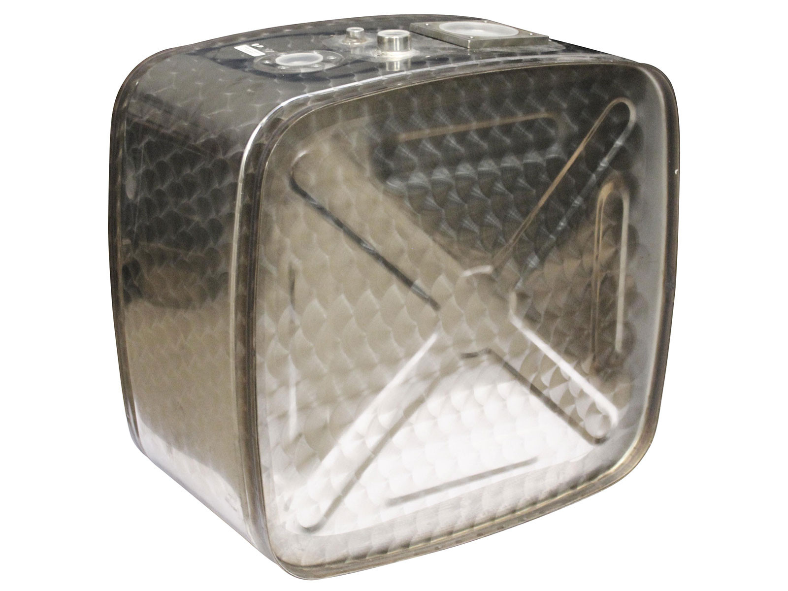 Hydrauliktank rustfri 100L,350x570x600mm