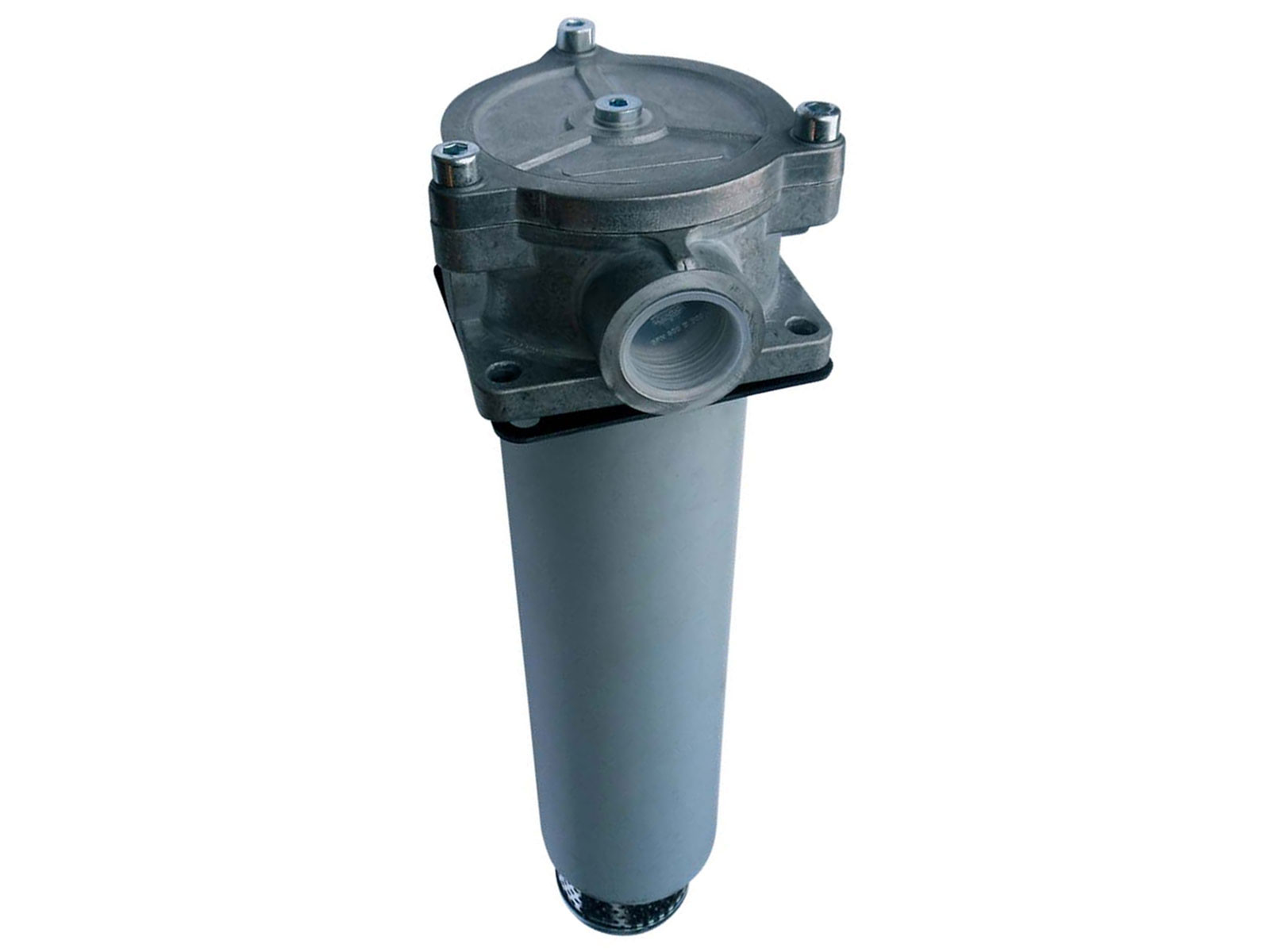 Parker returfilter TTF-4A-10Q  for tankmontering, flow 150 l/min, tilslutning 1" BSP, hulbillede 90mm