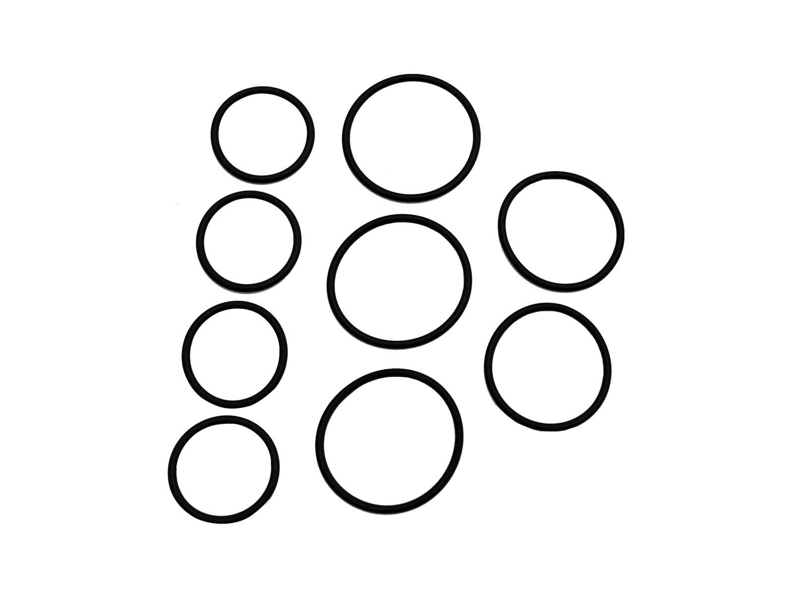 O-ringssæt for Parker, by pass ventiler, for F1,F2,F3 alle størrelser, 3780641