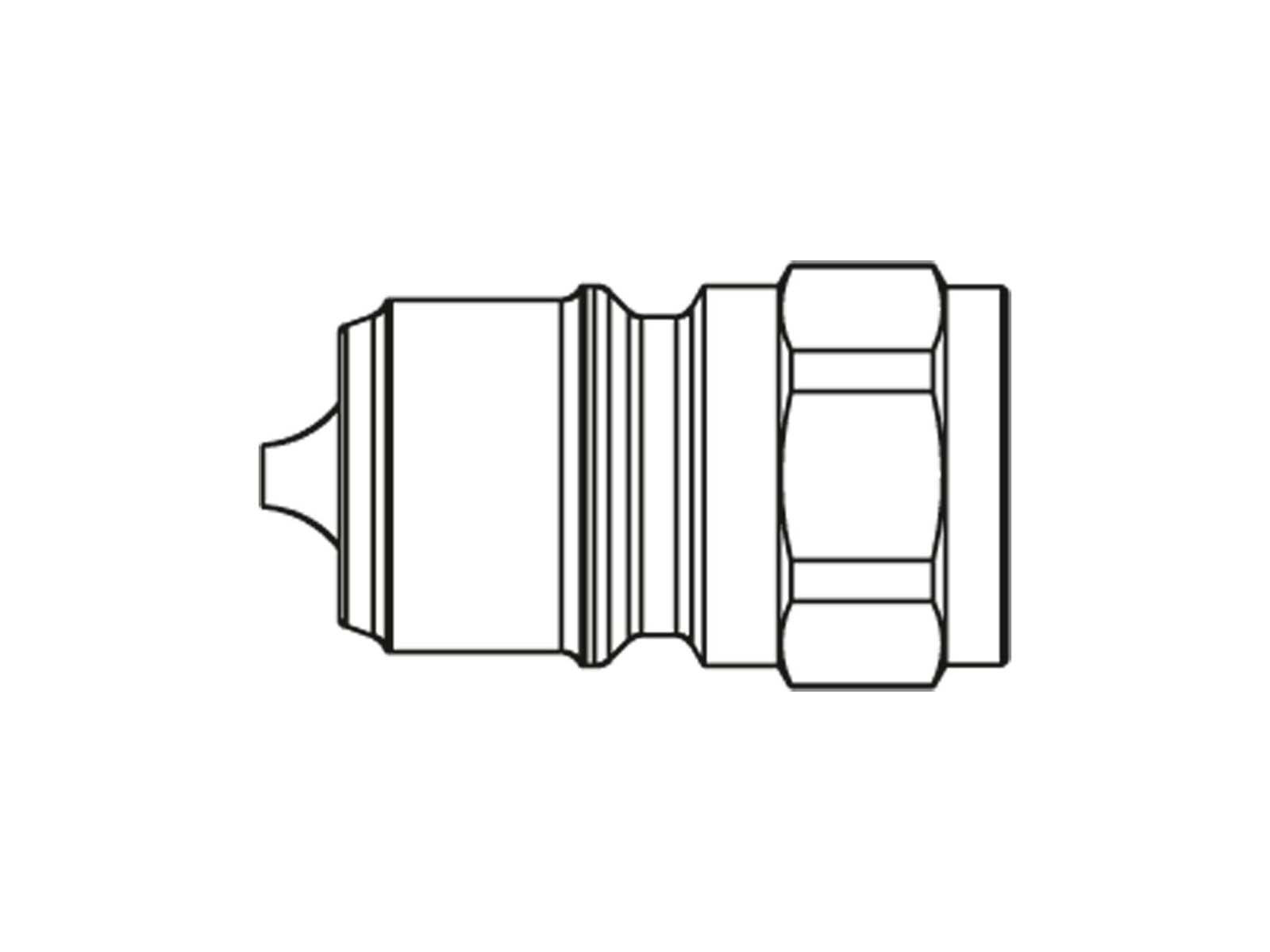 Kupplung Eliminator ½” Stecker T-Serie - Tema 5021-QC