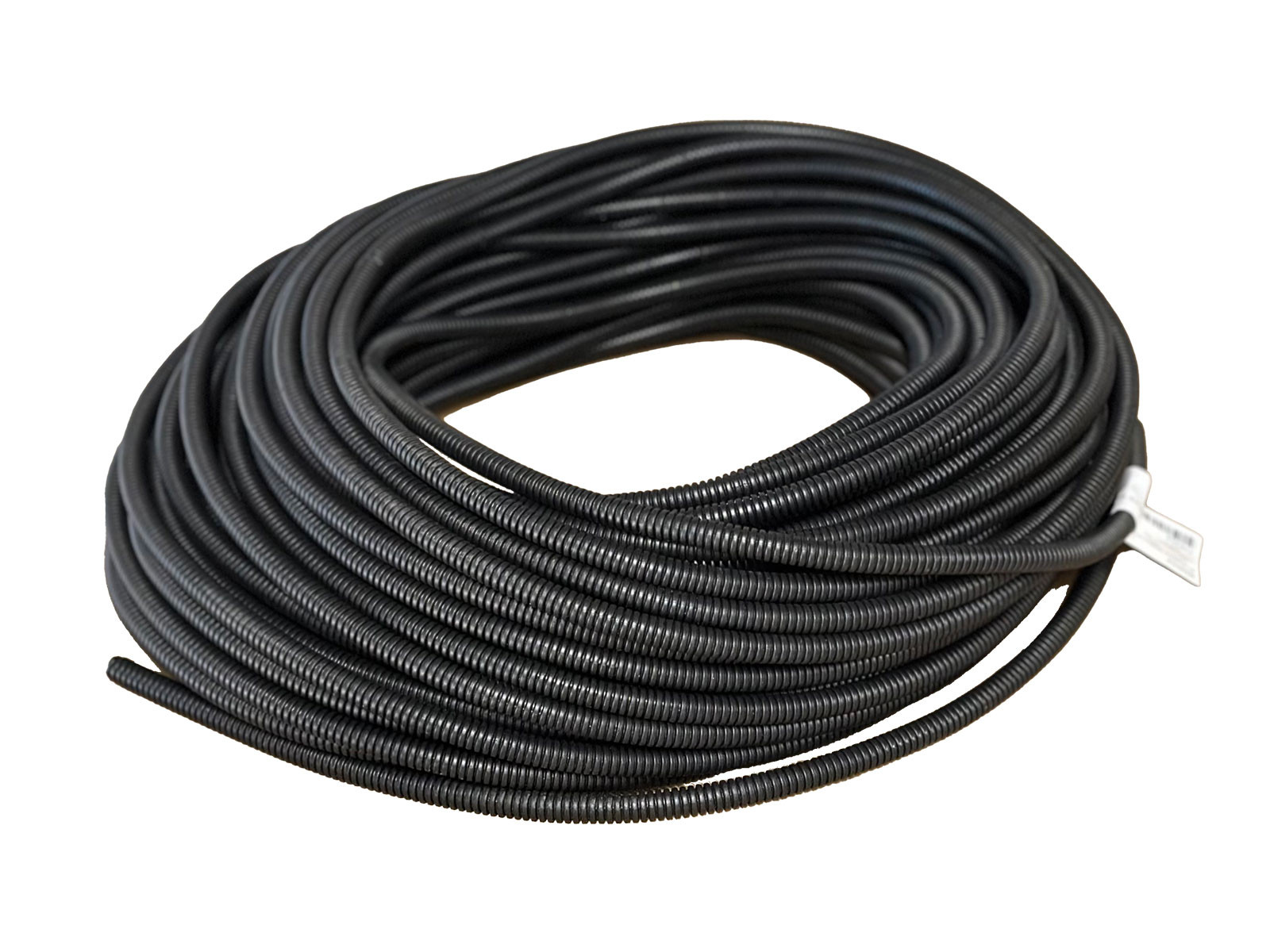 Polyflex Rillerør PVC NW 7,5 sort, uten splitt