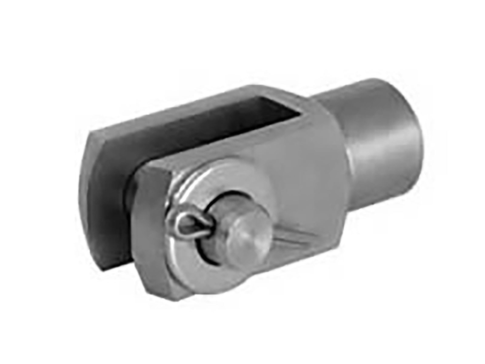 Gaffelstykke med lås galv. for 933073