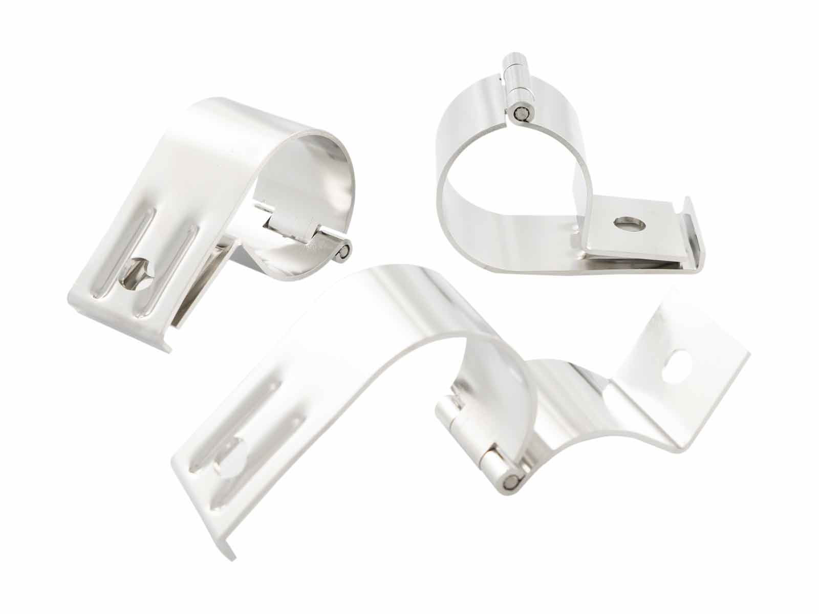 Edelstahl-Lampenhalter 60 mm (Metec)