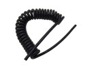 El kabel spiral 7-polet ADR 24V u/stik - 6x1,0mm² + 1x2,0mm² - Længde 3000mm