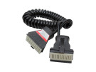 Spiralkabel m/støpsel VBG 14-polet - 70270044